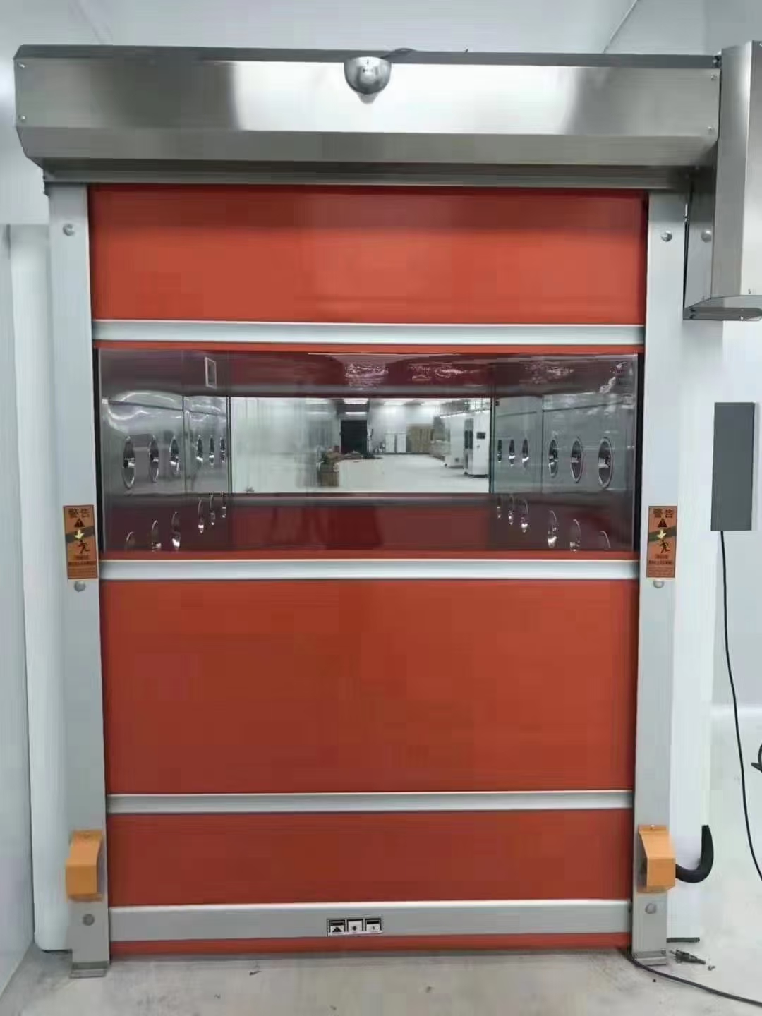 橙色软质快速卷帘门